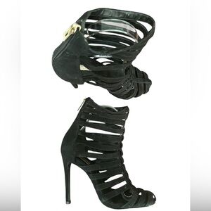 SCHUTZ Elegant Black Strappy Heels